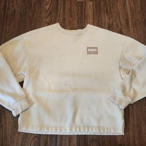 Puma Womens Cream Sweater